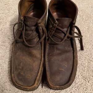 Clarks Originals Wallabee Brown Leather 35425 Mens Size 11